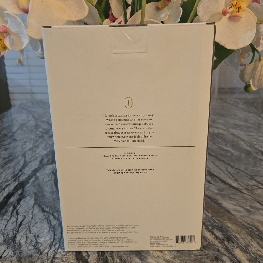 Threshold Gold Flatware Set in Gift Box - Picture 2 of 2